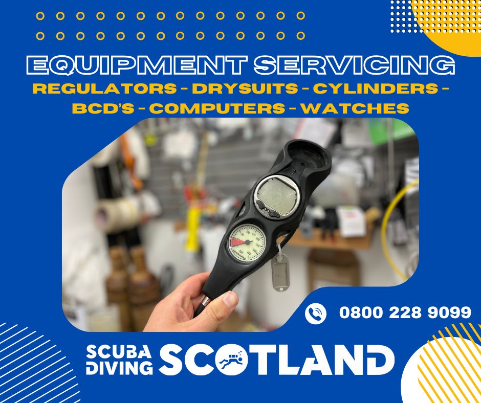 Dive Kit Servicing at Scuba Diving Scotland